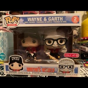 Funko Pop Blackhawks Wayne and Garth Target Exclu.
